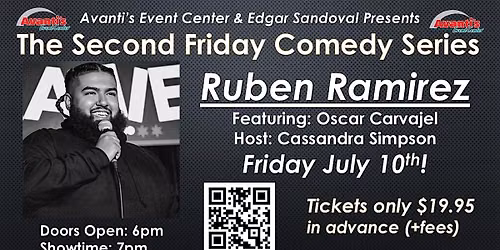 2nd Friday Comedy Series: Ruben Ramirez!