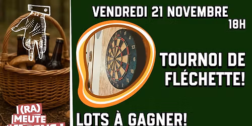 Tournoi de Fl\u00e9chette - Vendredi 21\/11