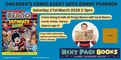 Comic Book Fun with Beano writer, Danny Pearson!
