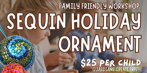 Little Elves in Training: Holiday Sequin Ornament