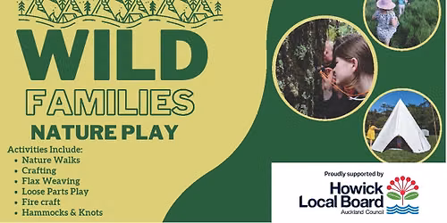 FREE Wild Families Nature Play - Greenmount Reserve - 21 Dec 2026
