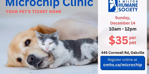 Microchip Clinic Appointments 