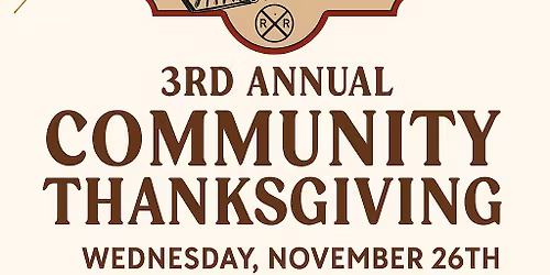 3rd annual Community Thanksgiving 