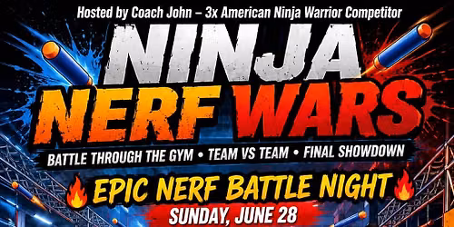 Ninja Nerf War!!