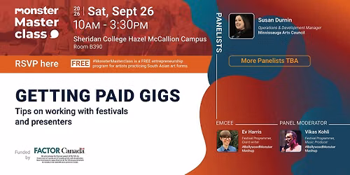 #MonsterMasterclass: Free Workshop on Getting Paid Gigs