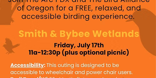 Birding with The Arc PDX