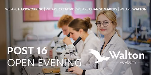 Walton Academy Post 16 open evening