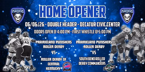 Prairieland Punishers Home Opener - Double Header!
