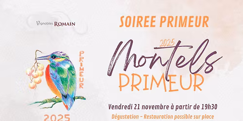 Soir\u00e9e Montels Primeur 