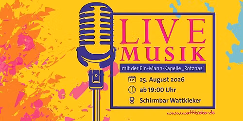 Live-Musik in der Schirmbar - K\u00f6lsche T\u00f6ne von Rotznas \ud83c\udfb6