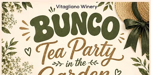 Bunco Tea Party in the Garden