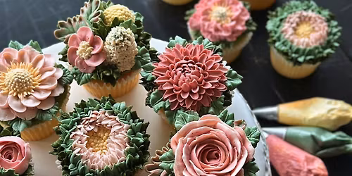 Buttercream Floral Design Cupcake Class - June 14