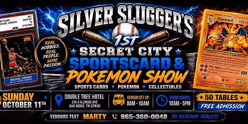 Silver Slugger\u2019s 1st Sports Card & Pokemon Show 