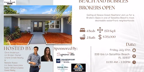 Beach & Bubbles BROKERS OPEN (mimosas\/champagne)