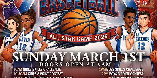 4th Annual JH Girls and Boys Basketball All Star Game 2026