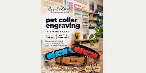 The Custom Pet Tag Experience: Engraved Live While You Shop