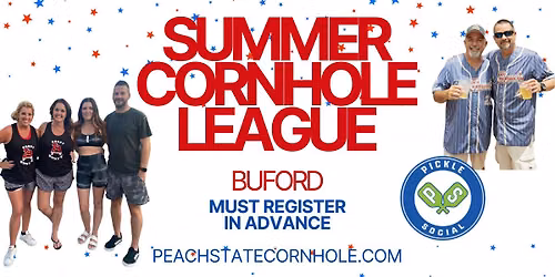 Summer Cornhole League at Pickle and Social Gwinnett