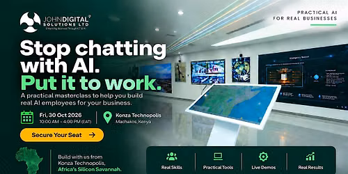 The Silicon Savannah VIP Experience at Konza Technopolis