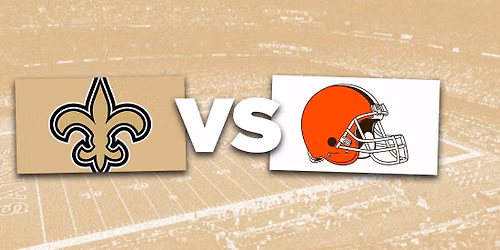 Premium Tailgate Party: New Orleans Saints vs. Cleveland Browns