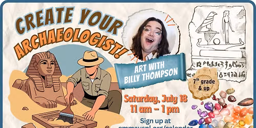 Create Your Archaeologist: Art with Billy Thompson