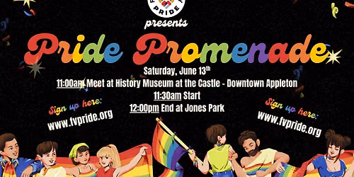 Fox Valley Pride Promenade (Fox Valley Pride Festival Event) — History Museum at the Castle