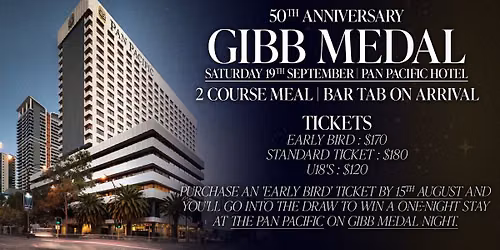 2026 Gibb Medal - 50th Anniversary