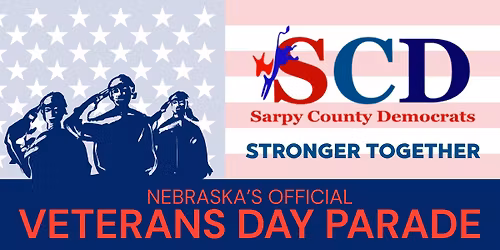 Veterans Day Parade with Sarpy County Democrats