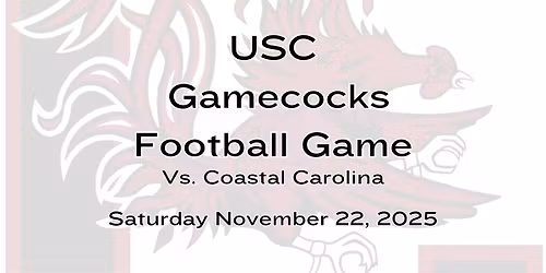USC Gamecocks Football Game vs. Coastal Carolina