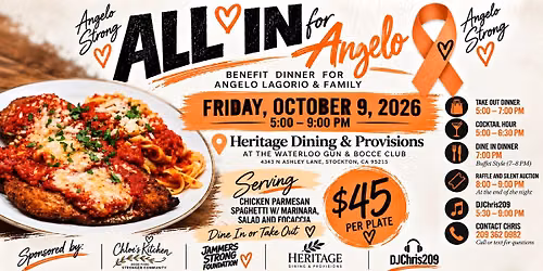 ALL in for Angelo - Benefit Dinner