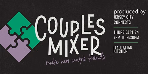 Jersey City Connects | Couples Mixer | Meet Other Couples in Jersey City