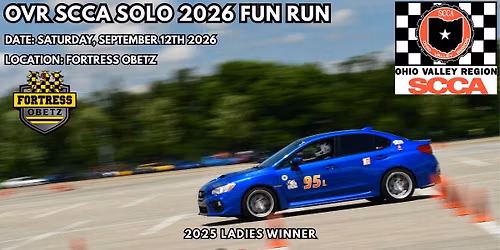 OVR SCCA Solo 2026 Fun Run!!