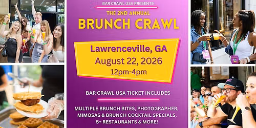 2nd Annual Brunch Crawl presented by Bar Crawl USA