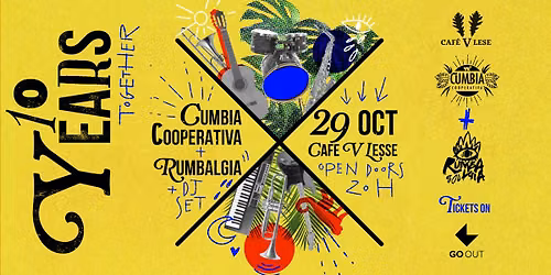 CUMBIA COOPERATIVA x RUMBALGIA 10 Years Together!