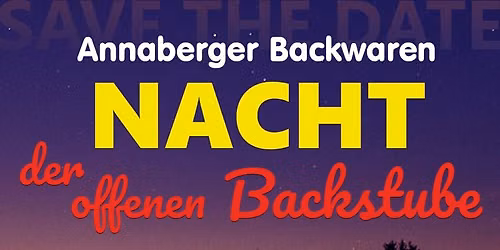 Nacht der offenen Backstube