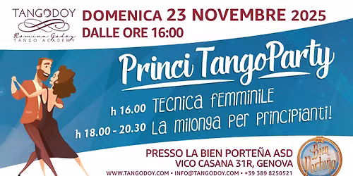 Stage TF + PrinciTangoparty Milonga Bien Porte\u00f1a !