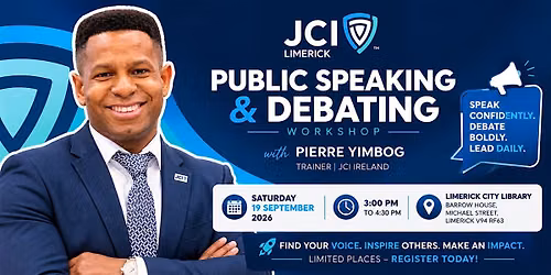 JCI Limerick Public Speaking & Debating Workshop