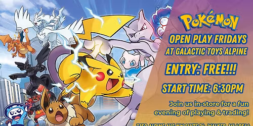 Pok\u00e9mon Open Play Fridays
