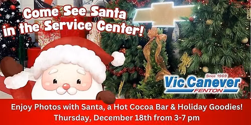 Santa in the Service Lane - Photos & Goodies