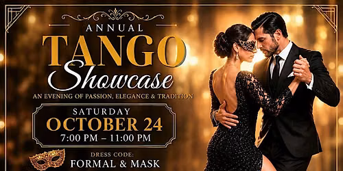 Special Tango Mask Night. Tango Showcase