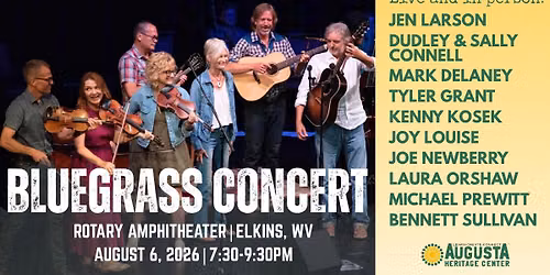 Augusta Heritage Center - Bluegrass Concert