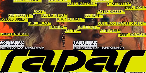RADAR FESTIVAL [PERTH\/BOORLOO]