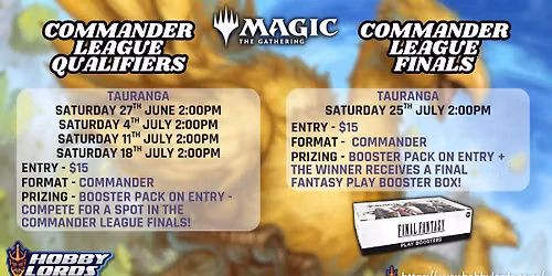 Magic: the Gathering - Commander League Qualifiers!