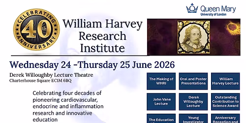 William Harvey Research Institute 40th Anniversary Conference