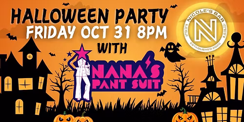 Halloween Party with Nana\u2019s Pant Suit!