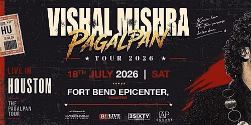 VISHAL MISHRA LIVE IN HOUSTON - THE PAGALPAN TOUR - FIRST TIME EVER