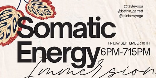 Somatic Energy Immersion 