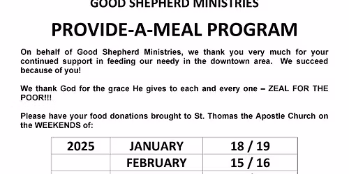 2025 Shepherd's Pie Meal-A-Month Casseroles Collection Dates\/Recipe