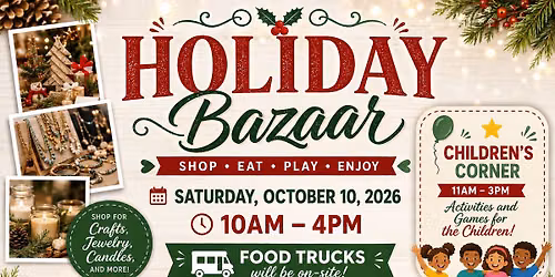 Annual Holiday Community Bazaar @ Bethany UMC