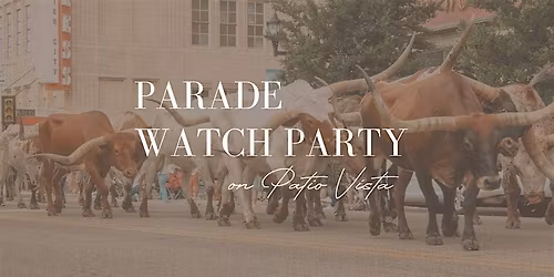 Parade Watch Party on Patio Vista