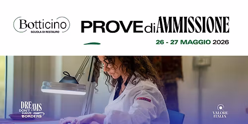 PROVE DI AMMISSIONE \/\/ Scuola di Restauro di Botticino